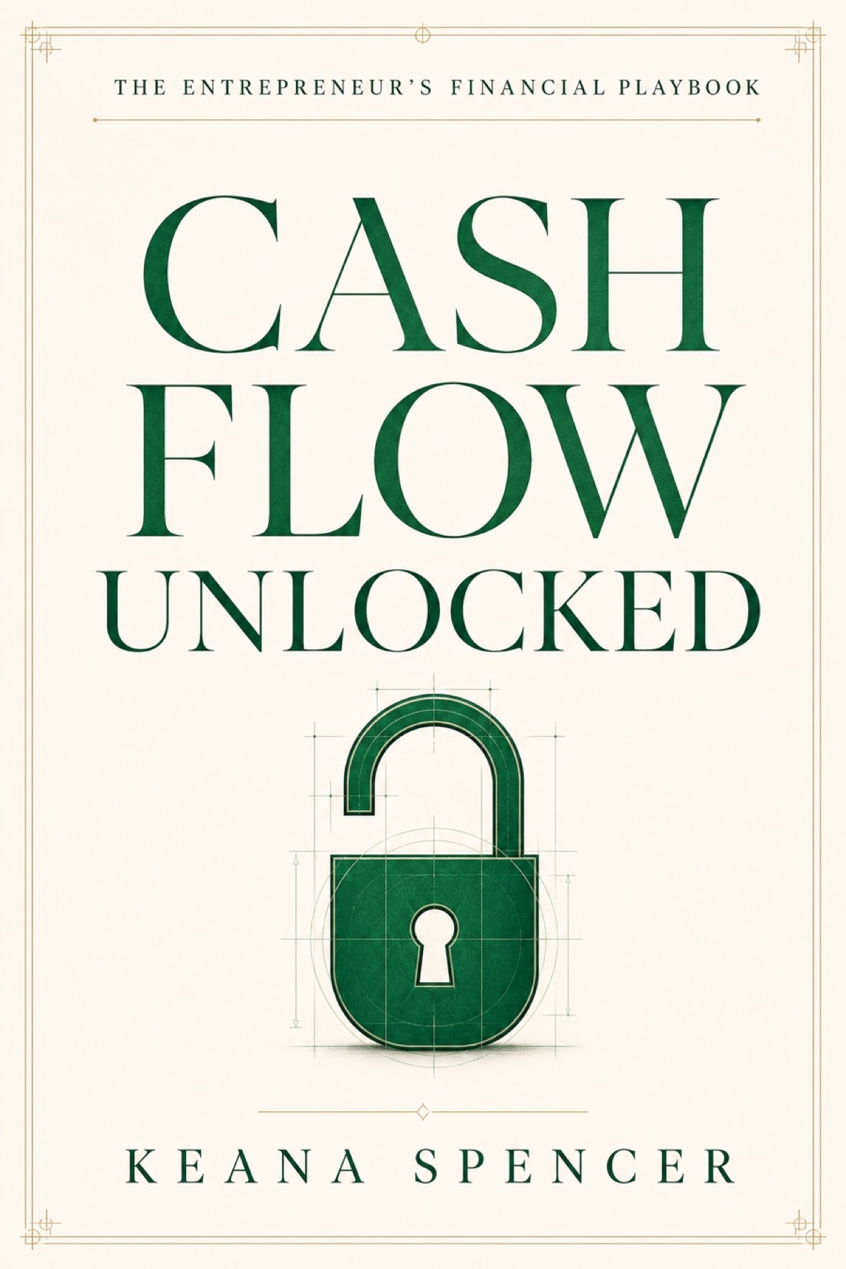 Cash Flow Unlocked book cover by Keana Spencer